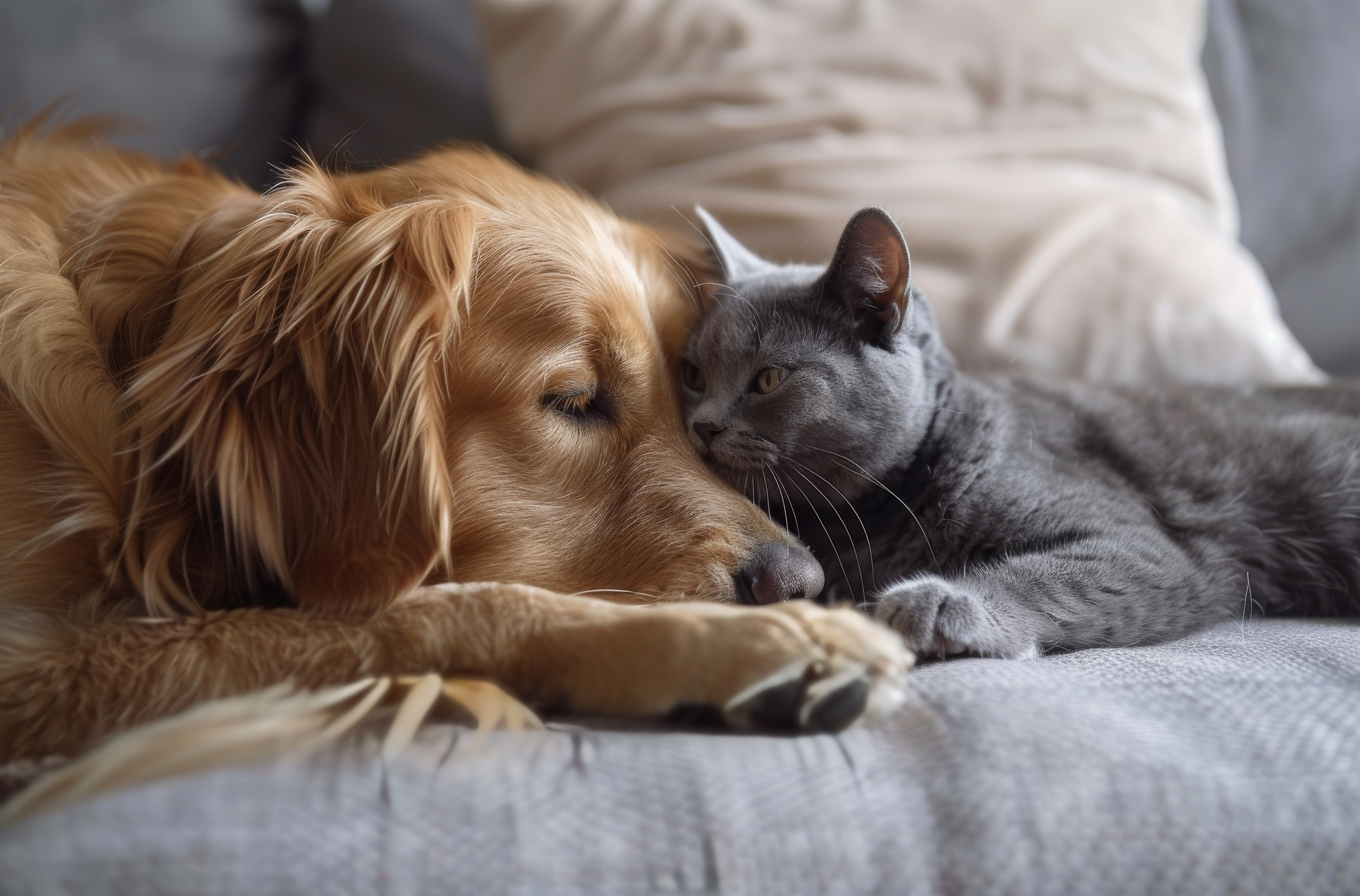 Weterynarz badający zwierzę